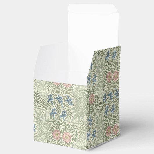 William Morris Larkspur Bloemenbehang Bedankdoosjes (Geopend)