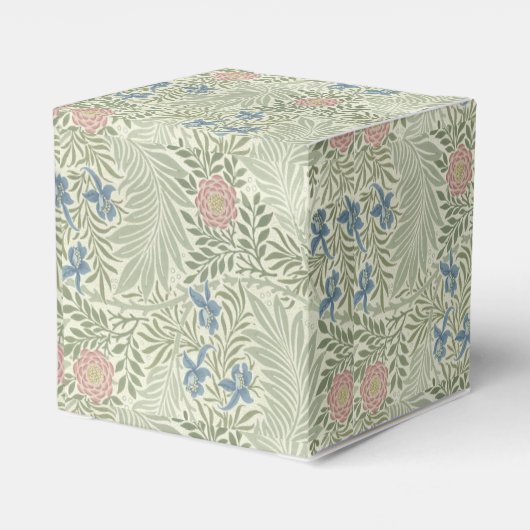 William Morris Larkspur Bloemenbehang Bedankdoosjes (Achterkant)