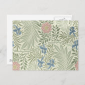 William Morris Larkspur Bloemenbehang Briefkaart (Voorkant / Achterkant)