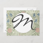 William Morris Larkspur Bloemenbehang Briefkaart (Voorkant / Achterkant)