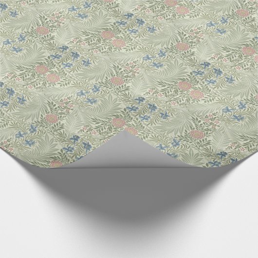 William Morris Larkspur Bloemenbehang Cadeaupapier (Hoek)