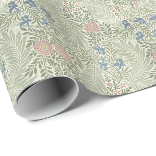 William Morris Larkspur Bloemenbehang Cadeaupapier (Rol Hoek)