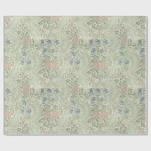 William Morris Larkspur Bloemenbehang Cadeaupapier (Vlak)