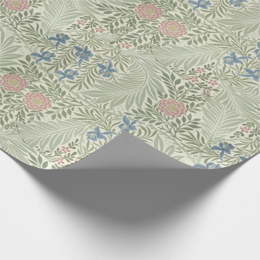 William Morris Larkspur Bloemenbehang Cadeaupapier (Hoek)