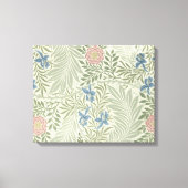 William Morris Larkspur Bloemenbehang Canvas Afdruk (Voorkant)
