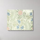 William Morris Larkspur Bloemenbehang Canvas Afdruk (Voorkant)