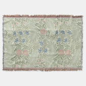 William Morris Larkspur Bloemenbehang Deken (Voorkant)