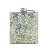 William Morris Larkspur Bloemenbehang Heupfles (Achterkant)