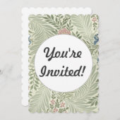 William Morris Larkspur Bloemenbehang Kaart (Voorkant / Achterkant)