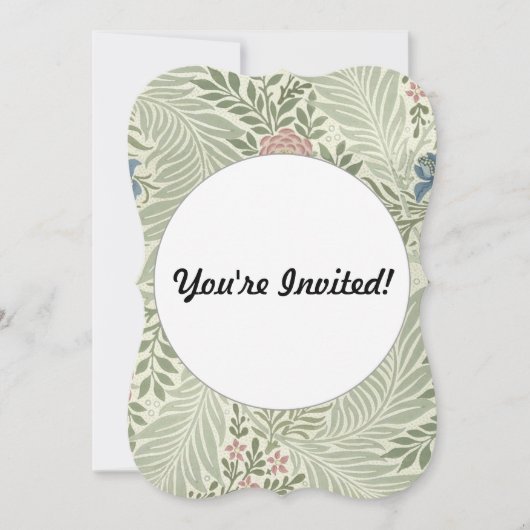 William Morris Larkspur Bloemenbehang Kaart (Voorkant)