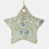William Morris Larkspur Bloemenbehang Keramisch Ornament (Voorkant)