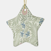 William Morris Larkspur Bloemenbehang Keramisch Ornament (Links)
