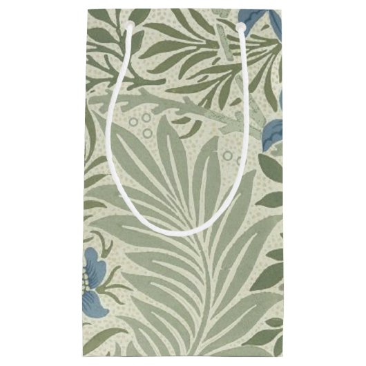 William Morris Larkspur Bloemenbehang Klein Cadeauzakje (Voorkant)