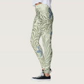 William Morris Larkspur Bloemenbehang Leggings (Links)