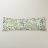 William Morris Larkspur Bloemenbehang Lichaamskussen (Voorkant)