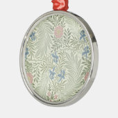 William Morris Larkspur Bloemenbehang Metalen Ornament (Links)