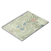 William Morris Larkspur Bloemenbehang Notitieboek (Linkerzijde)