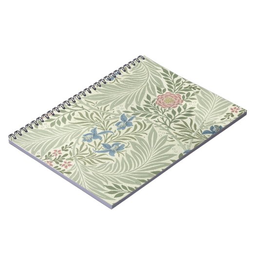 William Morris Larkspur Bloemenbehang Notitieboek (Linkerzijde)