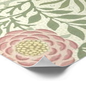 William Morris Larkspur Bloemenbehang Poster (Hoek)