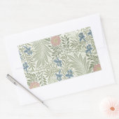 William Morris Larkspur Bloemenbehang Rechthoekige Sticker (Envelop)