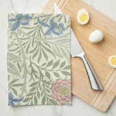 William Morris Larkspur Bloemenbehang Theedoek (Quarter Fold)