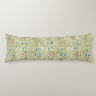 William Morris Larkspur Bloempatroon Lichaamskussen