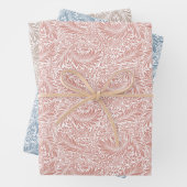 William Morris  Larkspur Botanisch Patroon Inpakpapier Vel (In situ)