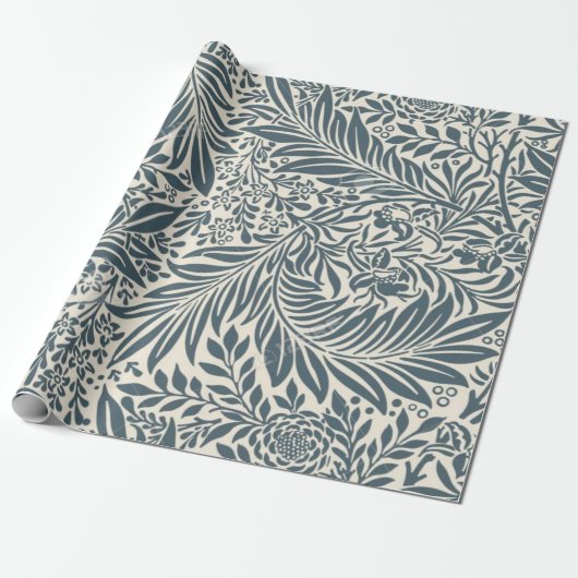 William Morris Larkspur Cadeaupapier (Uitgerold)