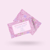 William Morris - Larkspur - Elegant Paarse Floral Visitekaartje