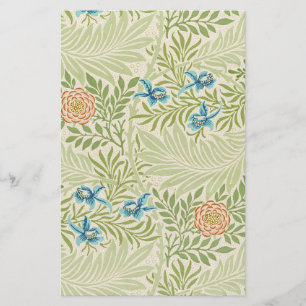 William Morris Larkspur Floral Pattern Briefpapier