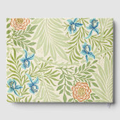 William Morris Larkspur Floral Pattern Gastenboek (Achterkant)