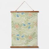 William Morris Larkspur Floral Pattern Hangend Wandkleed (Voorkant)