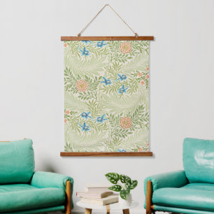 William Morris Larkspur Floral Pattern Hangend Wandkleed