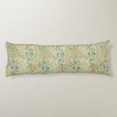 William Morris Larkspur Floral Pattern Lichaamskussen (Achterkant)