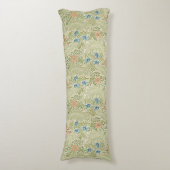 William Morris Larkspur Floral Pattern Lichaamskussen (Voorkant Verticaal)