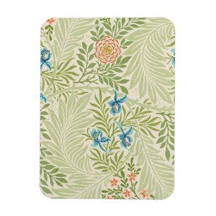 William Morris Larkspur Floral Pattern Magneet