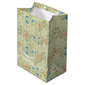 William Morris Larkspur Floral Pattern Medium Cadeauzakje (Voorkant Gekanteld)