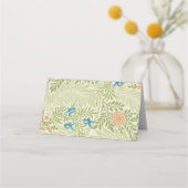 William Morris Larkspur Floral Pattern Plaatskaartje (Achterkant)