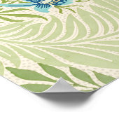 William Morris Larkspur Floral Pattern Poster (Hoek)