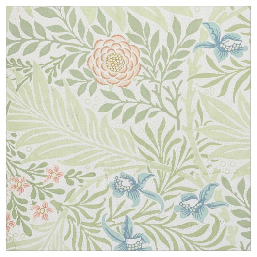 William Morris Larkspur Floral Pattern Stof (Swatch)