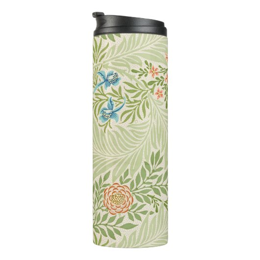 William Morris Larkspur Floral Pattern Thermosbeker (Geroteerd rechts)
