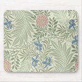 William Morris Larkspur Floral Wallpaper Pattern Muismat (Voorkant)