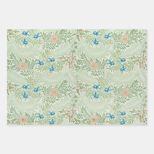 William Morris Larkspur Inpakpapier Vel (Voorkant 2)