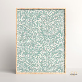 William Morris Larkspur Natuur Floral  Art Poster