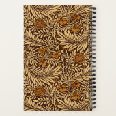 William Morris Larkspur Patroon Monogram Notitieboek (Achterkant)