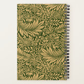 William Morris Larkspur Patroon Monogram Notitieboek (Achterkant)