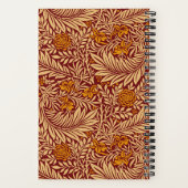  William Morris Larkspur Patroon Monogram Notitieboek (Achterkant)