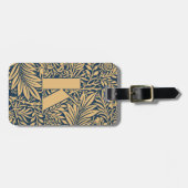 William Morris Larkspur Pattern Bagagelabel (Voorkant horizontaal)