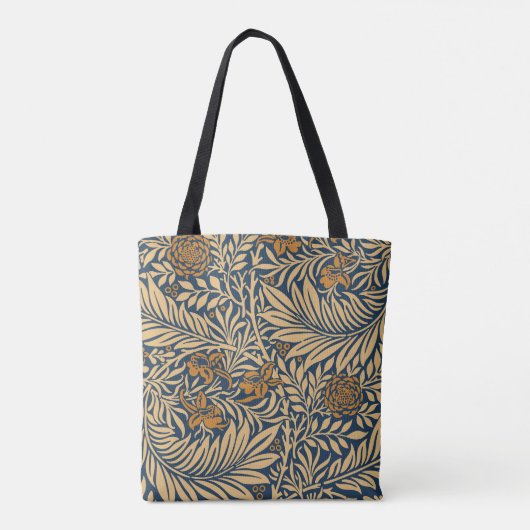 William Morris Larkspur Pattern Tote Bag (Achterkant)
