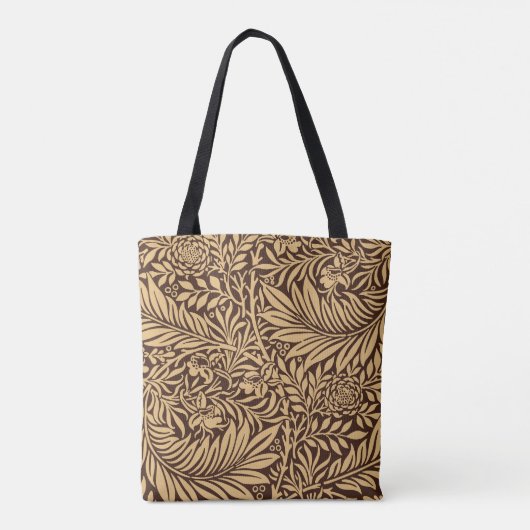  William Morris Larkspur Pattern Tote Bag (Achterkant)